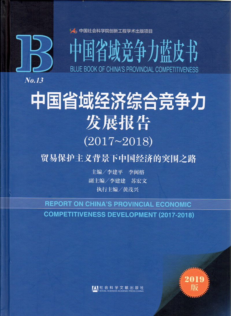 jj插进bb在线网站中国省域经济综合竞争力发展报告（2017-2018）